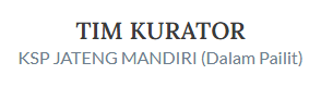 Tim Kurator KSP Jateng